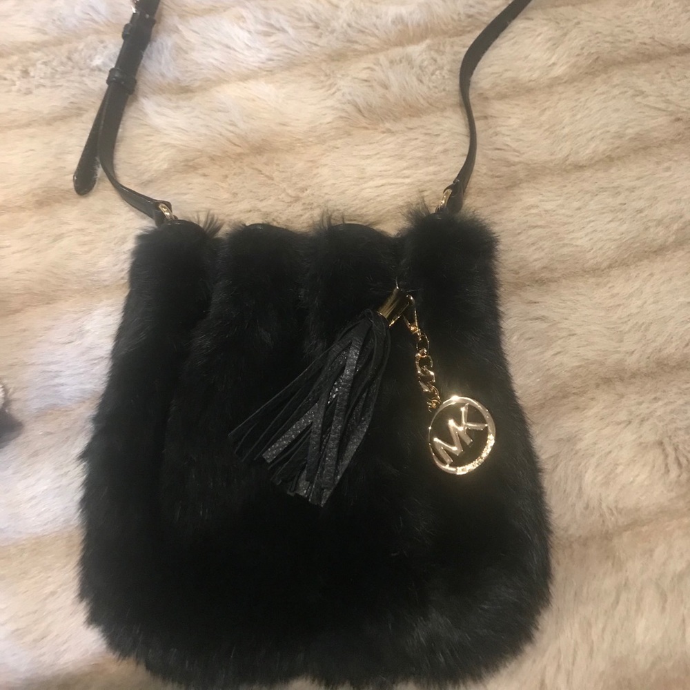 Michael Kors Black Fur purse